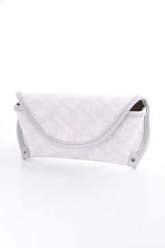 SUNGLASS CASE / オリジナルテキスタイル マグネット仕様 サングラスケース (モノホワイト)*