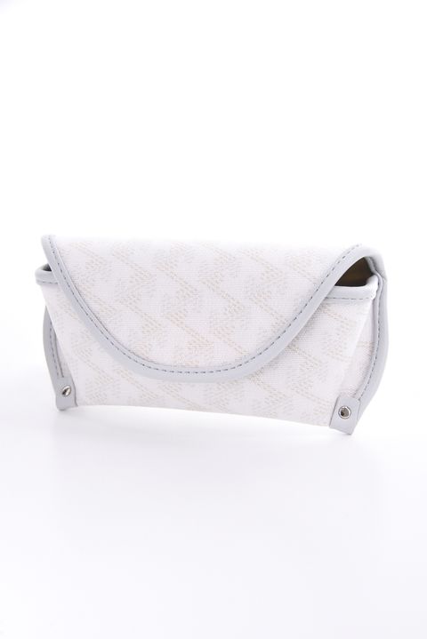 SUNGLASS CASE / オリジナルテキスタイル マグネット仕様 サングラスケース (モノホワイト)*