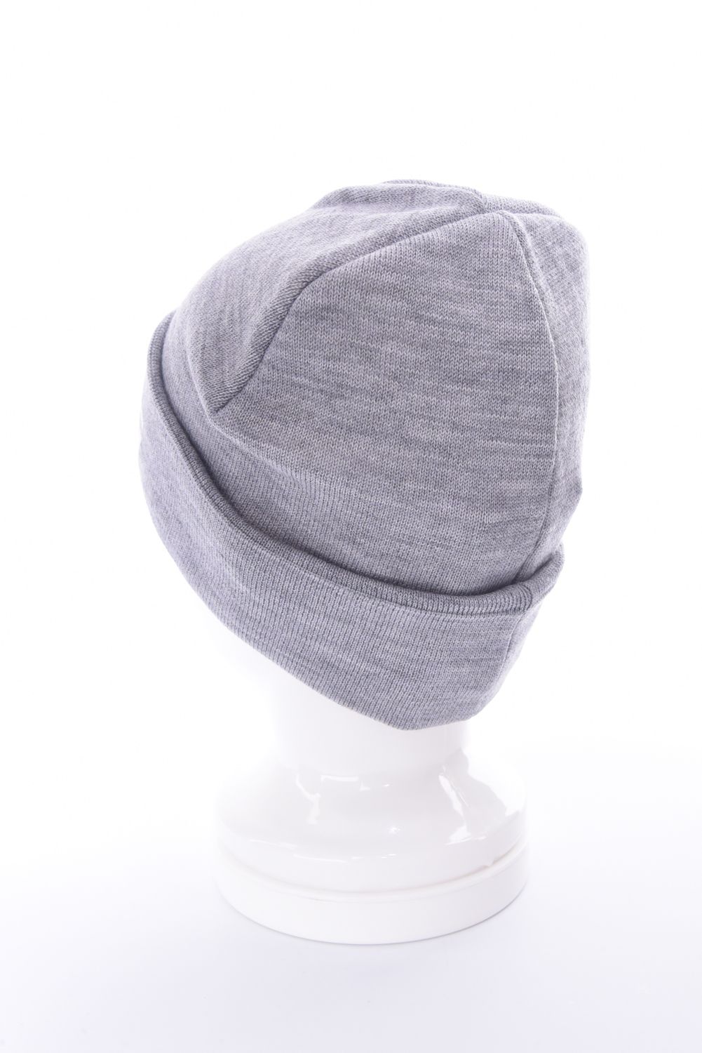 MEN’S WR WOOL LOGO BEANIE / ブランドロゴジャカード ニットビーニー (グレー)
