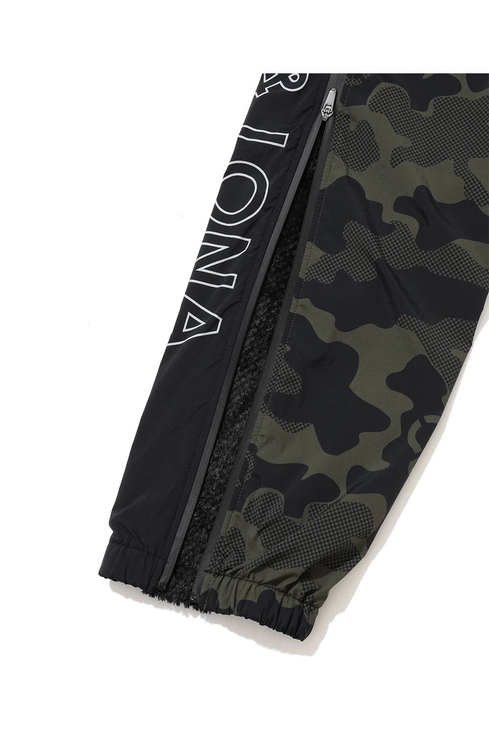 【26AW】 PLURI CAMO TECHNICAL PANTS / スカルカモフラージュ サイドファスナー ロングパンツ (ブラック)