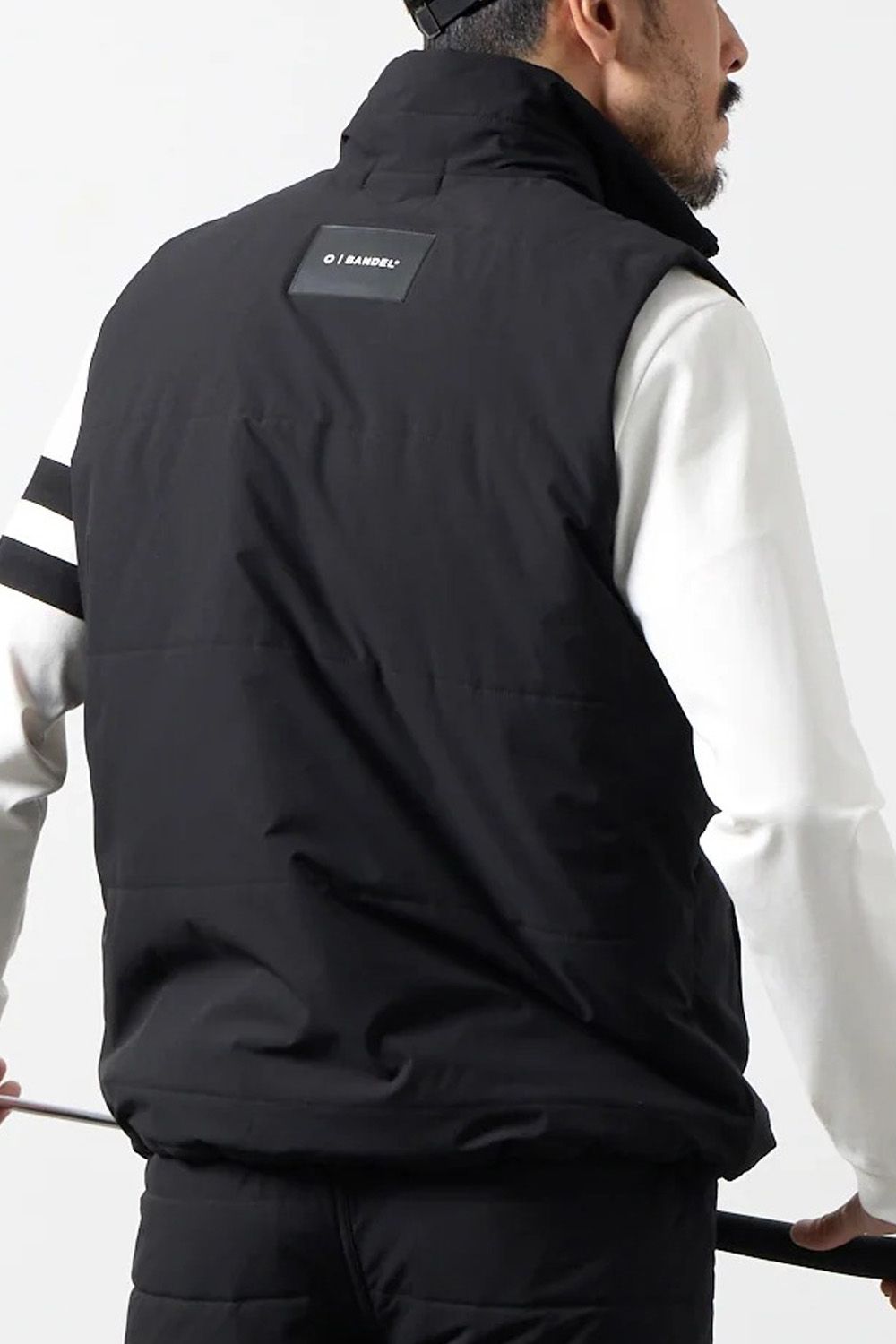 【26AW】 PUFFER VEST / ブランドロゴパッチ パファーベスト (ブラック)