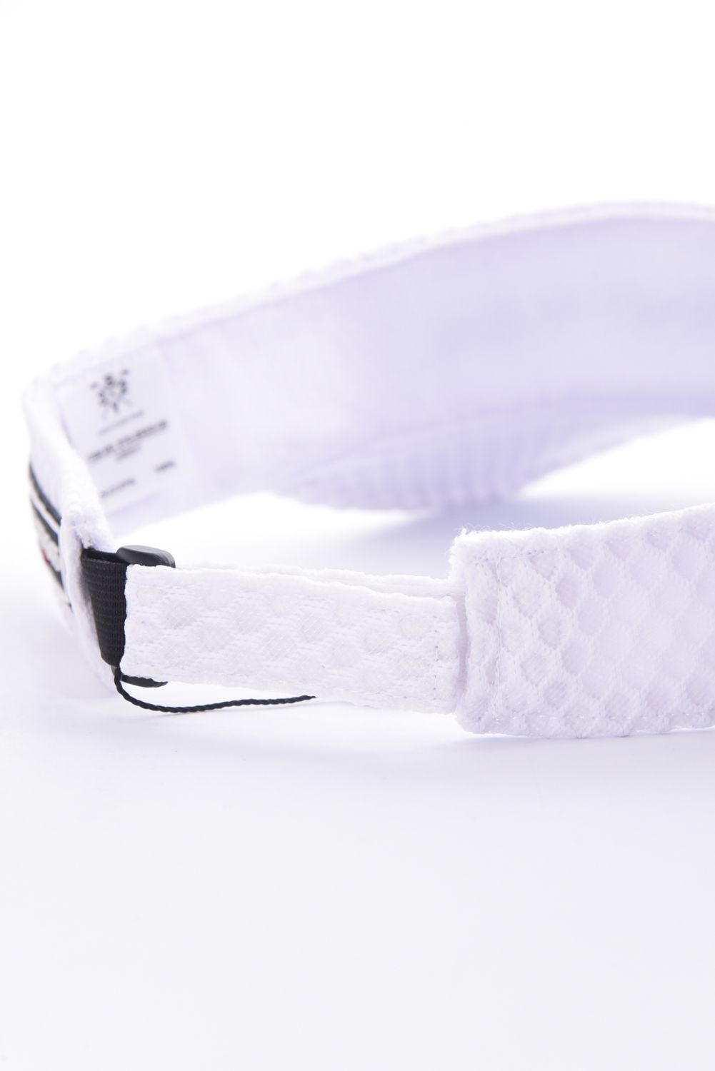 【26SS】 MESH EMB SUN VISOR / メッシュ ロゴ刺繡 サンバイザー (ホワイト)