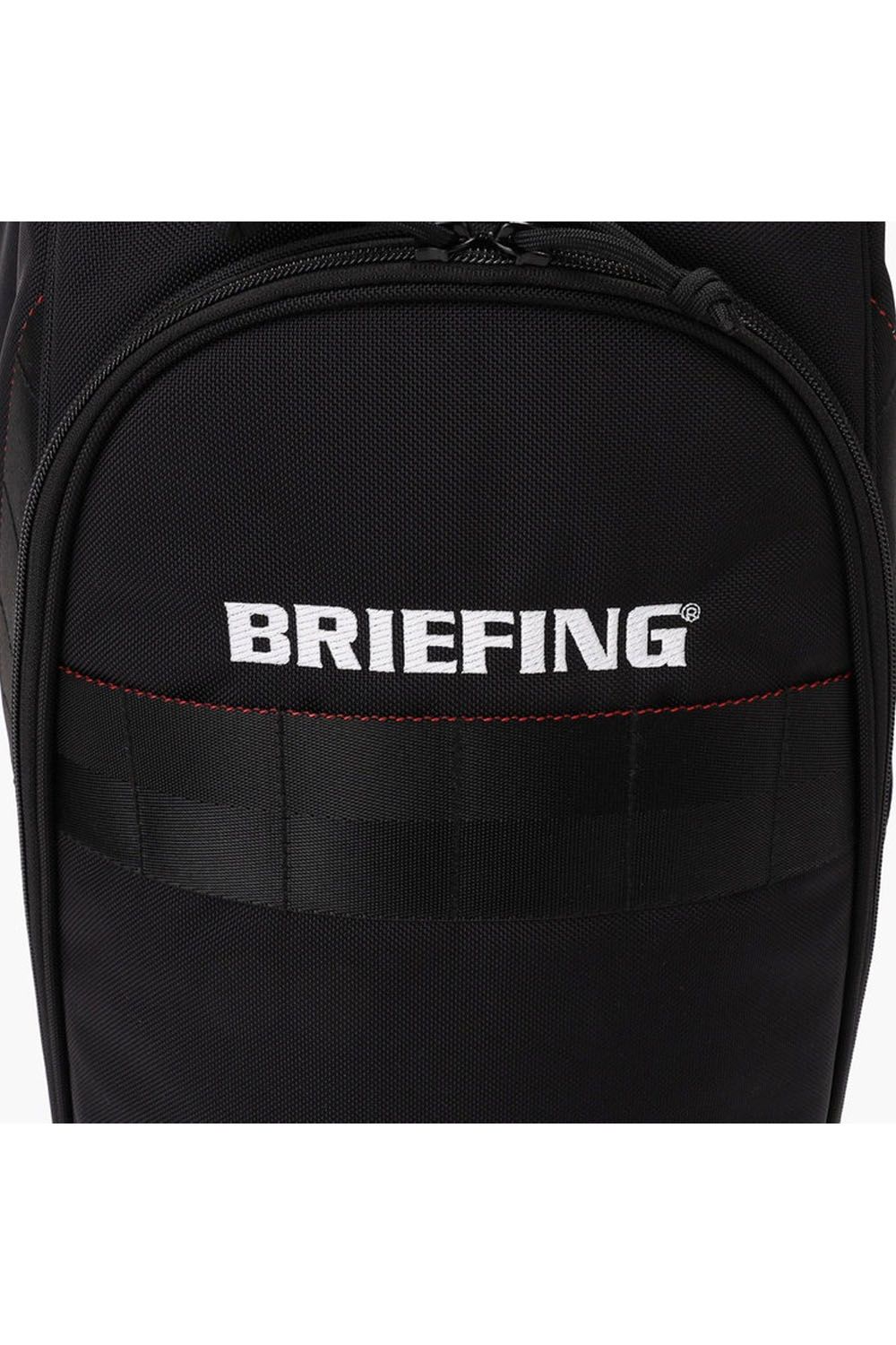【美品】BRIEFING キャディバッグ　CR-10 ヘッドカバー 付き 美品】BRIEFING キャディバッグ CR-10 ヘッドカバー 付き