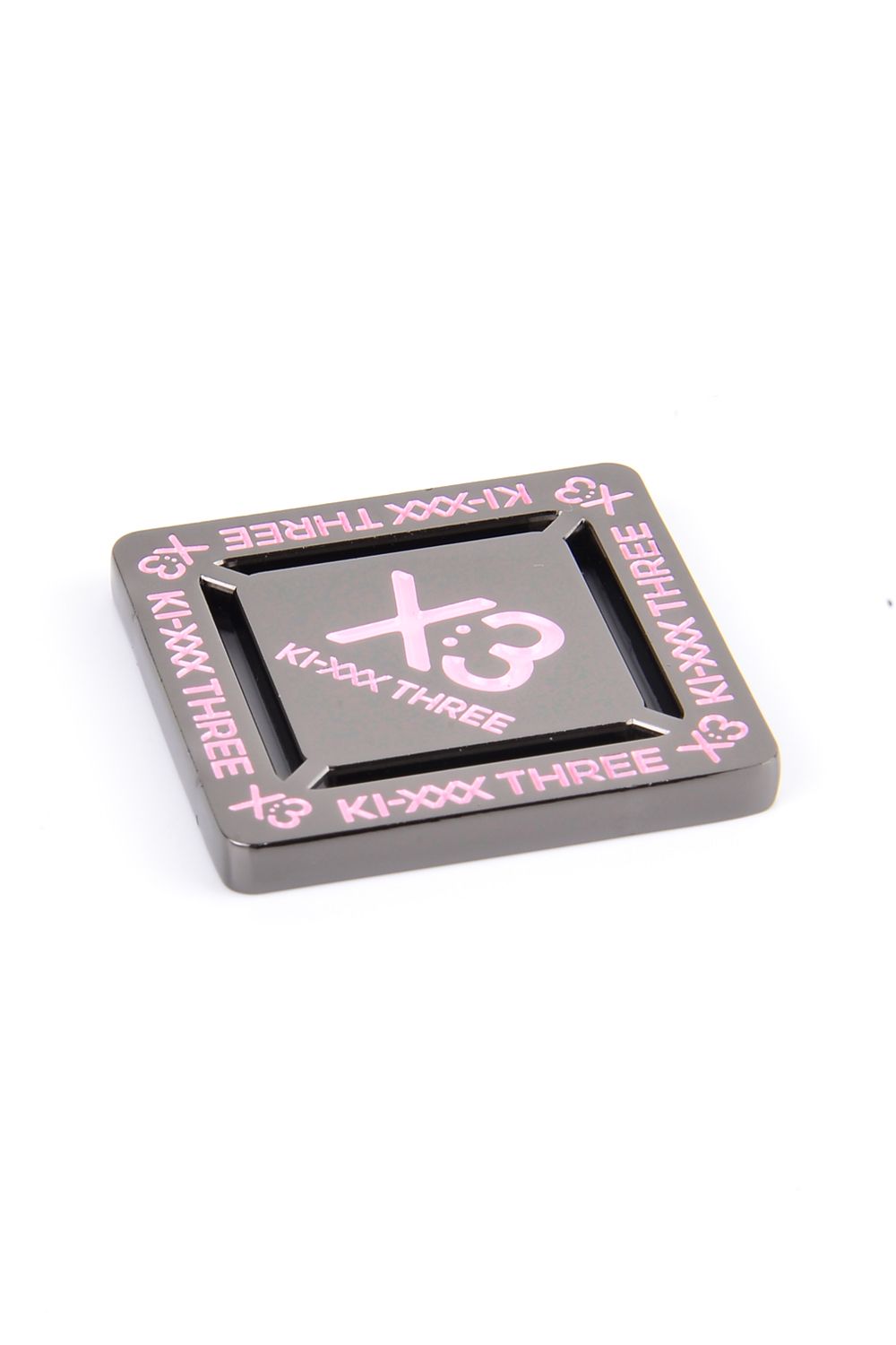 【26SS】【プレゼント好適品】 PLATE MARKER "SQUARE" / プレートマーカー スクエア (ブラック/ピンク)