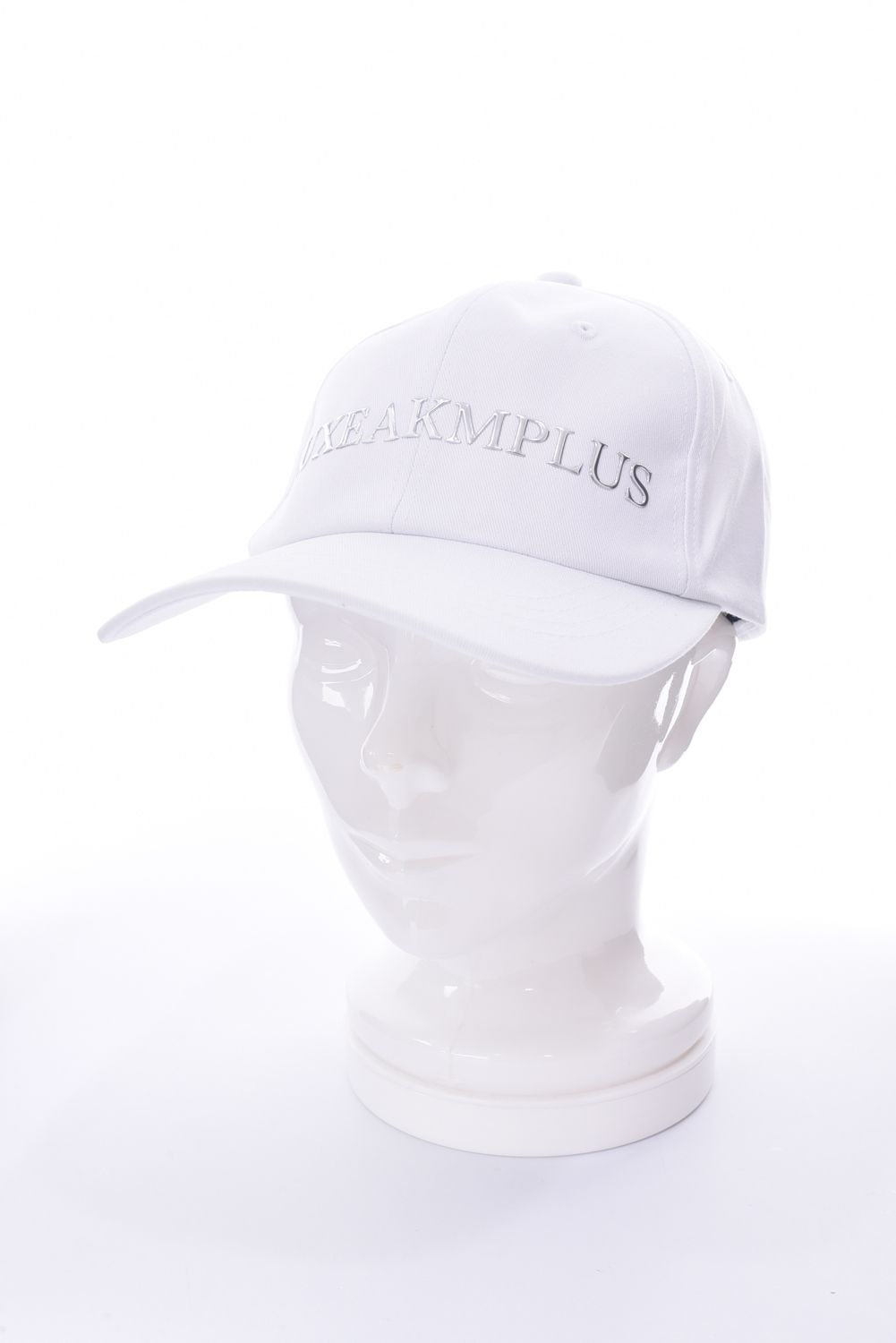 METAL PRINT LOGO CAP / メタルロゴ 6パネルキャップ (ホワイト)