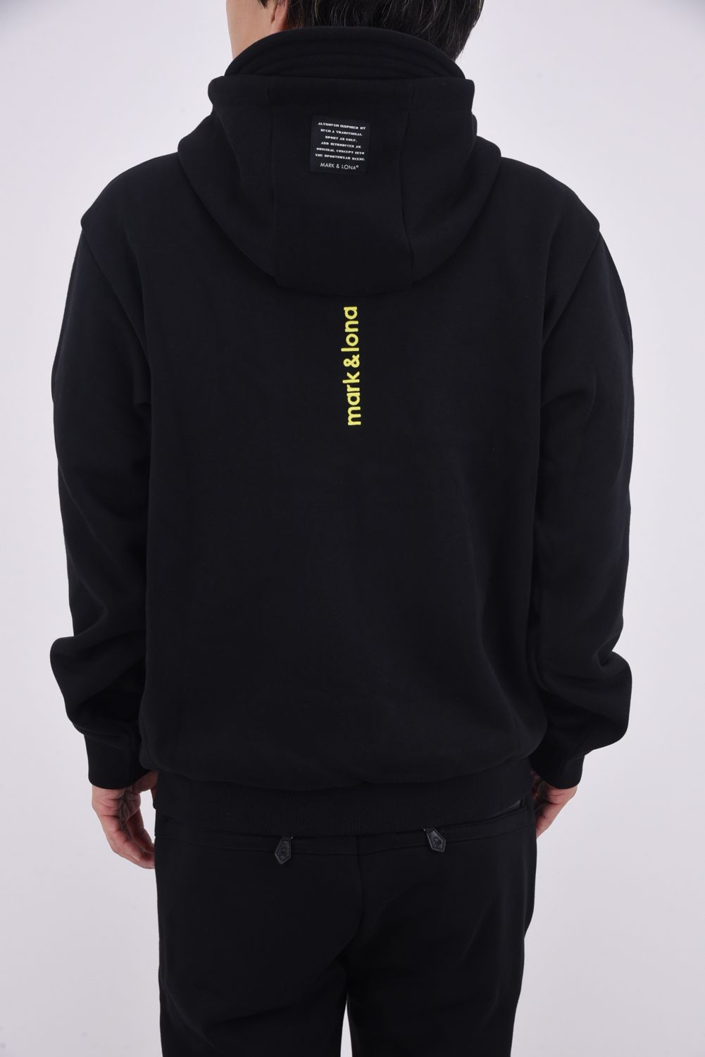 【2025AW】 HOODIE / 裏フリース スウェット素材 ジップアップフーディー (ブラック)