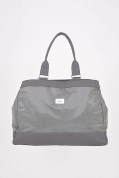 RIPSTOP TOTE CLUB BAG / リップストップ トートバッグ (グレー/ホワイト)