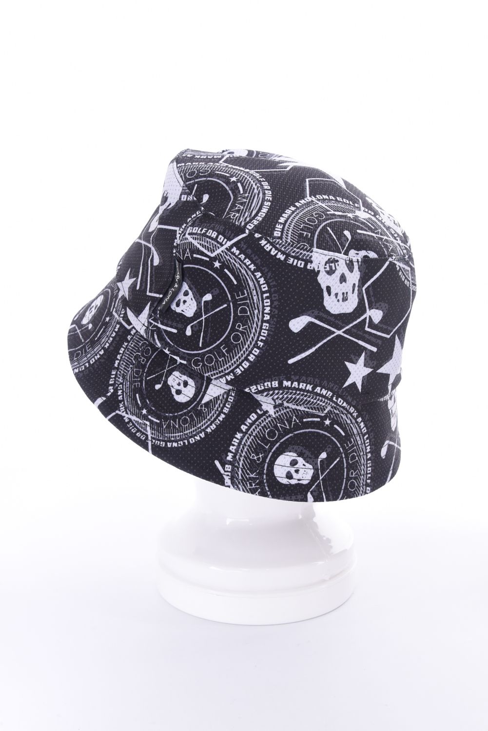 【26SS】 ATLAS VENT BUCKET HAT / アイアンスカルプリント バケットハット (ブラック)