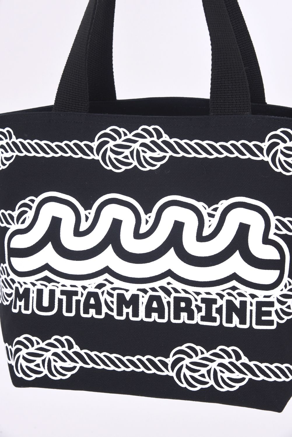 【26SS】 ROPE柄 ECO BAG / ロープ エコバック (ブラック)