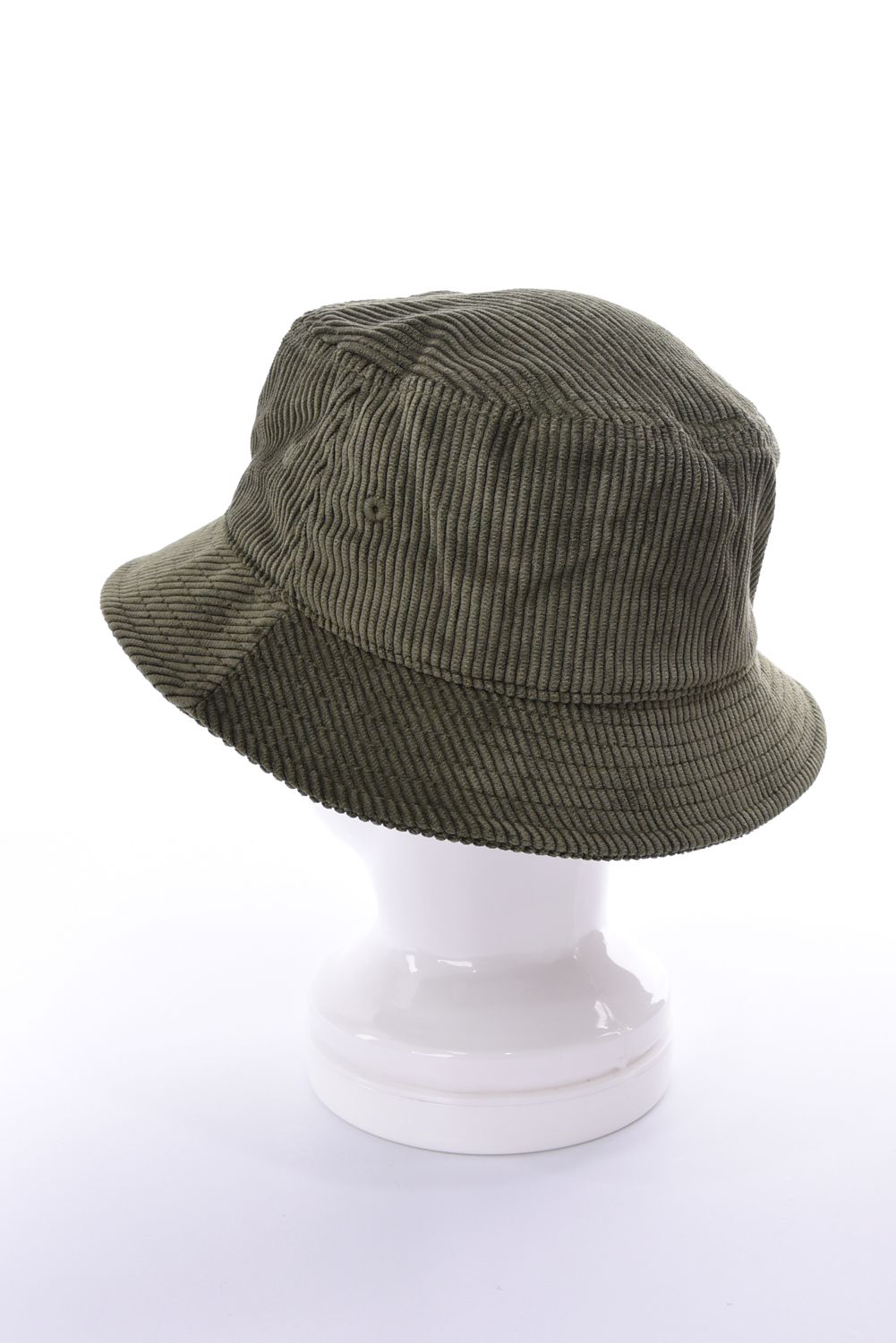 【26AW】 MEN’S CORDUROY OVAL HAT / コーデュロイ生地 オーバルロゴワッペン ハット (オリーブ)