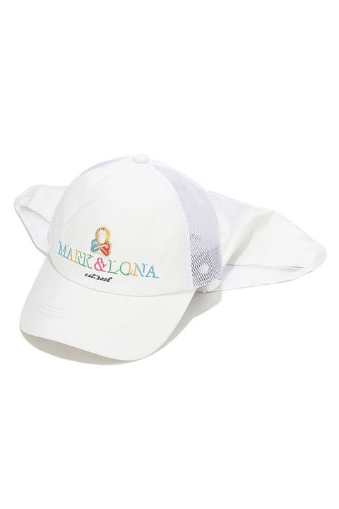 【26SS】 CHOROMA ICON SUN SHIELD CAP / マルチカラー刺繍 サンシールド付き メッシュキャップ (ホワイト)