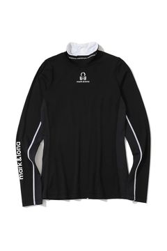 【26SS】【レディース】 HEC DUAL COLLAR PERFORMANCE MOCK / ジャージーロメリーナ バイカラー ロングスリーブ インナーモックネックTシャツ (ブラック)