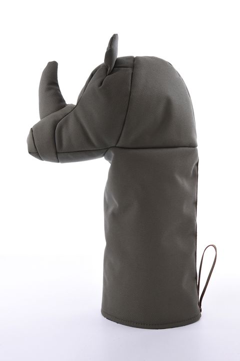 【26AW】 RHINO DRIVER COVER / "サイ"モチーフ STANDARD SERIES対応 ドライバーカバー (レンジャーグリーン)
