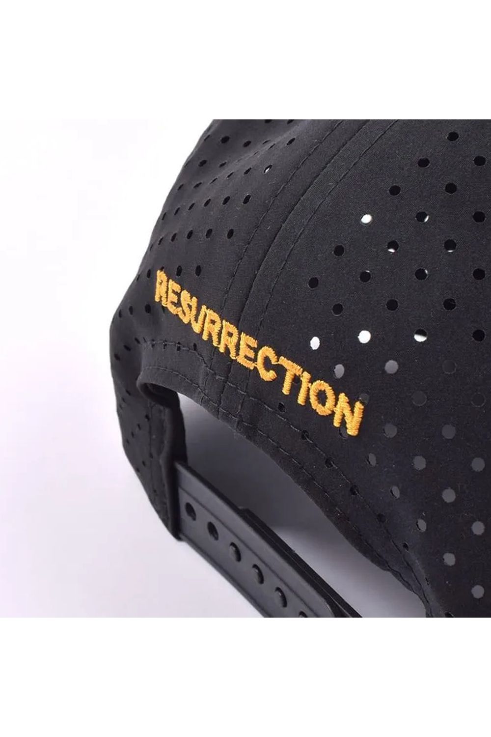 【26SS】 GM BRIM PUNCHING MESH CAP FLAT / パンチングメッシュ フラットキャップ (ブラック)