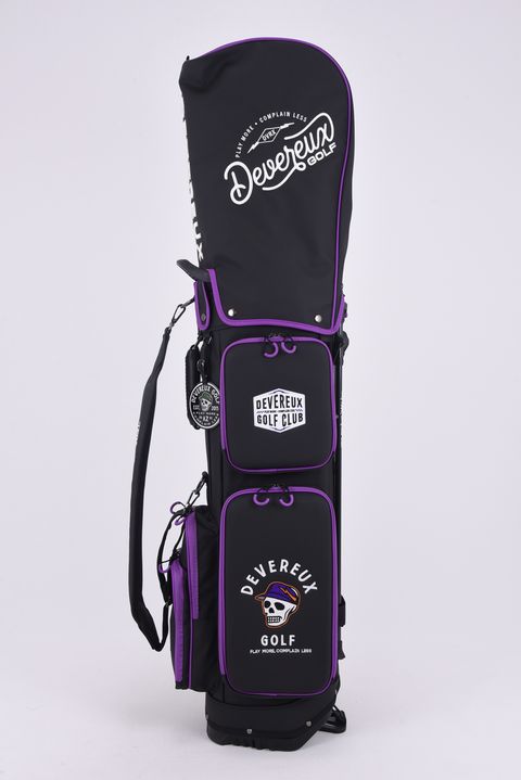 【26SS】【銀行振込・代金引換不可】【返品・交換不可】 DVG DEEP SIDE POCKET CADDIE BAG / ディープサイドポケット スタンドタイプ キャディバッグ (ブラック)
