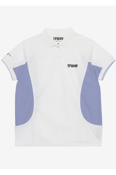 【26SS】【レディース】 CASUAL POLO / ポロシャツ (ホワイト/ラベンダー)