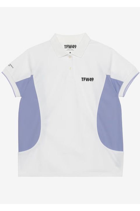 【26SS】【レディース】 CASUAL POLO / ポロシャツ (ホワイト/ラベンダー)