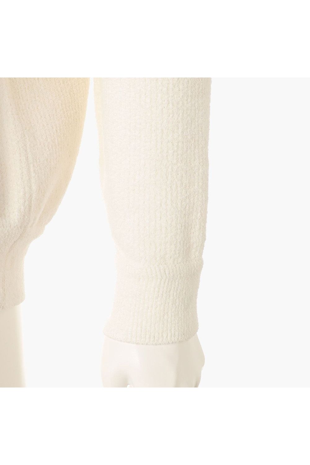 【26AW】 MEN’S AIRY YARN KNIT CREWNECK / エアリーファブリック ブランドロゴ クルーネックニット (ホワイト)