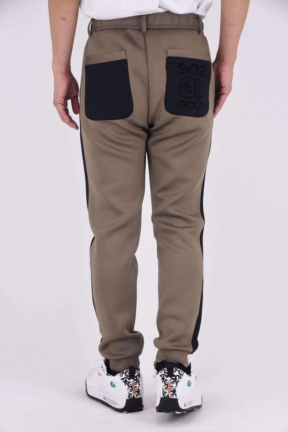 【25AW】 CARDBOARD SIDE LINE PANTS / ストレッチダンボール サイドラインパンツ (ブラウン)