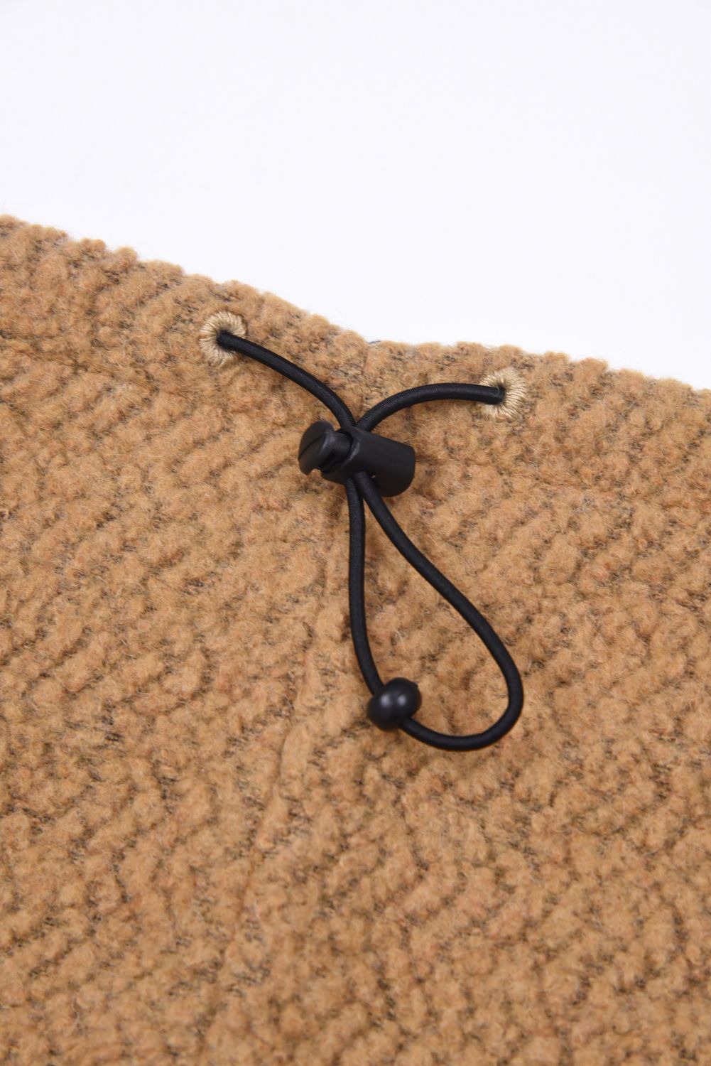 WOOL BOA NECK GAITER / ウールボアフリース ネックウォーマー (ベージュ)