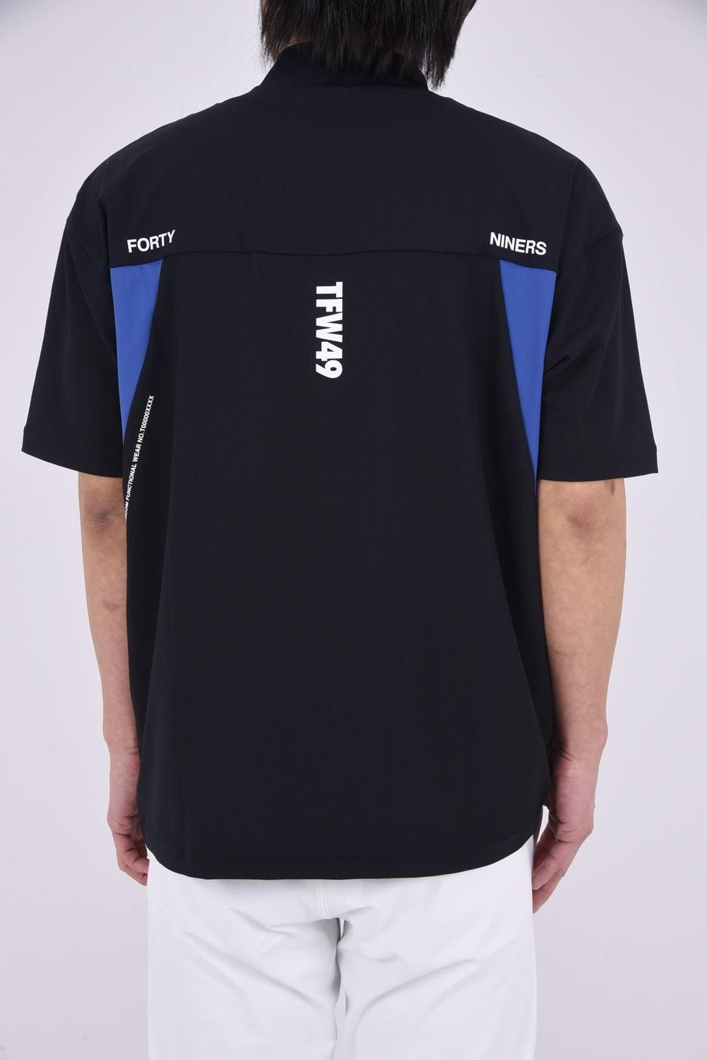 【26SS】 WIDE SHORT SLEEVE MOCKNECK / モックネックTシャツ (ブラック)