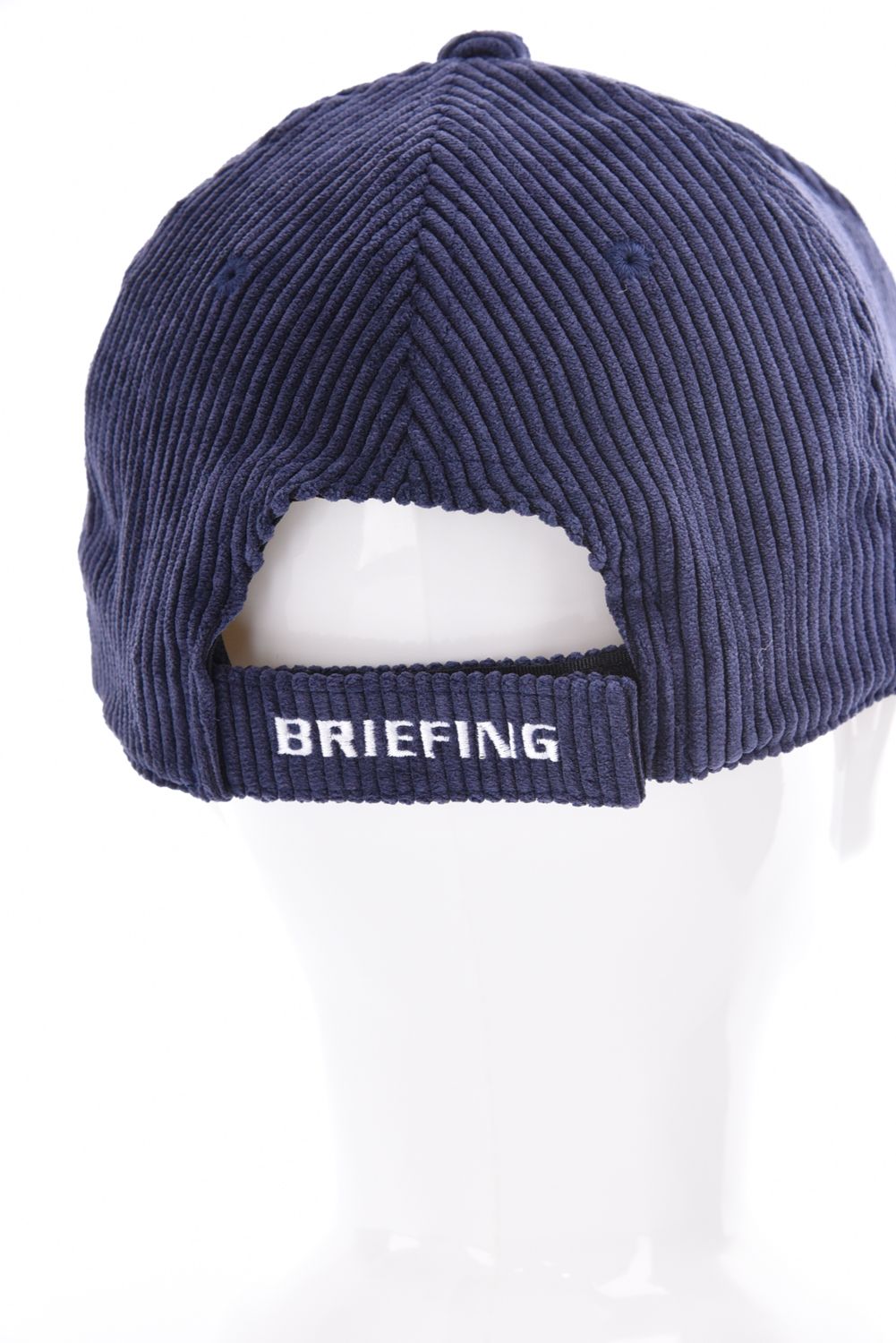 【26AW】 MEN’S CORDUROY OVAL LOGO CAP / コーデュロイ生地 オーバルロゴワッペン キャップ (ネイビー)