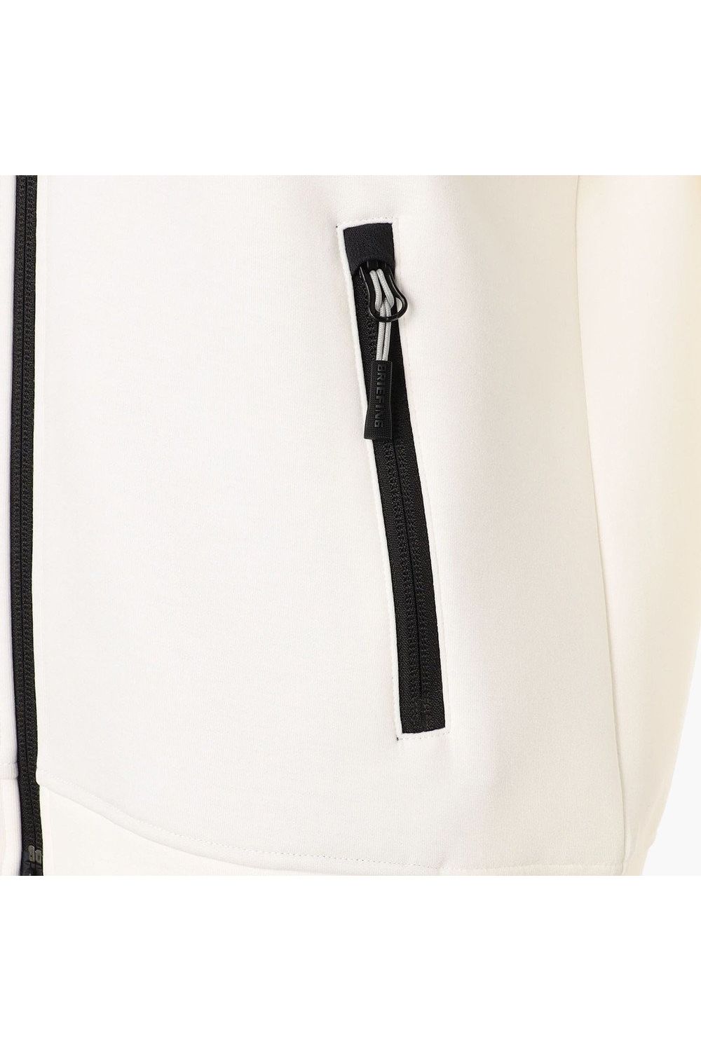 【26AW】【レディース】 WOMEN’S WARM LINE PARKA / ダンボールニット サイドライン ジップアップパーカー (ホワイト)