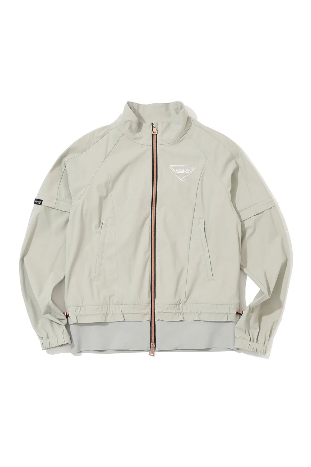 【26SS】【CODE COLLECTION】【レディース】 SPZJ / 高機能ナイロン 2WAYスリーブ ハイネック ジップアップブルゾン (ベージュ)