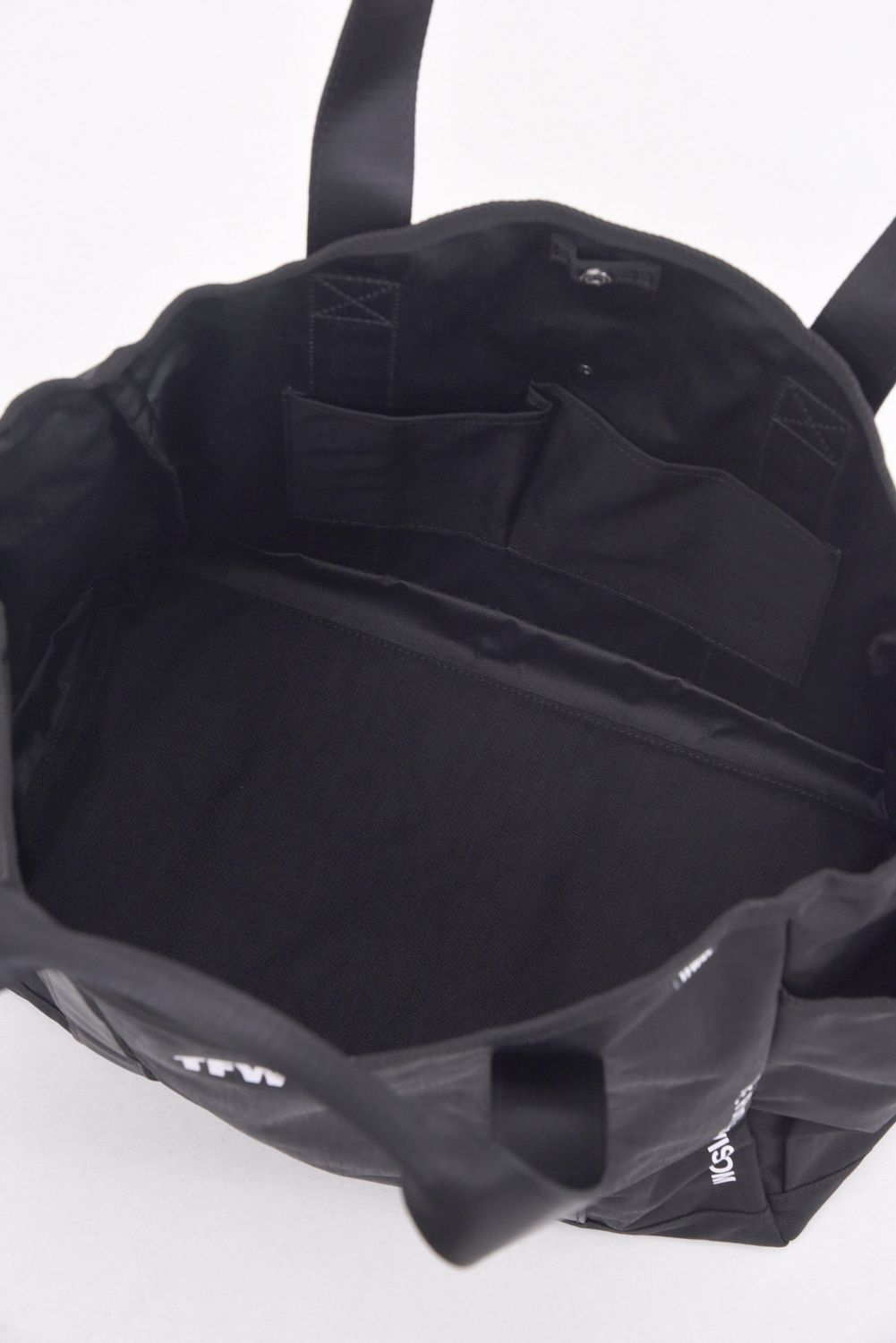 NYLON TOTE BAG / ナイロン トートバッグ (ブラック)