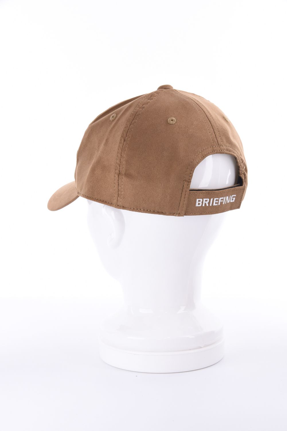 【26AW】 MEN’S SUEDE SMALL BG LOGO CAP / スウェード素材 スモールBGロゴ キャップ (ベージュ)