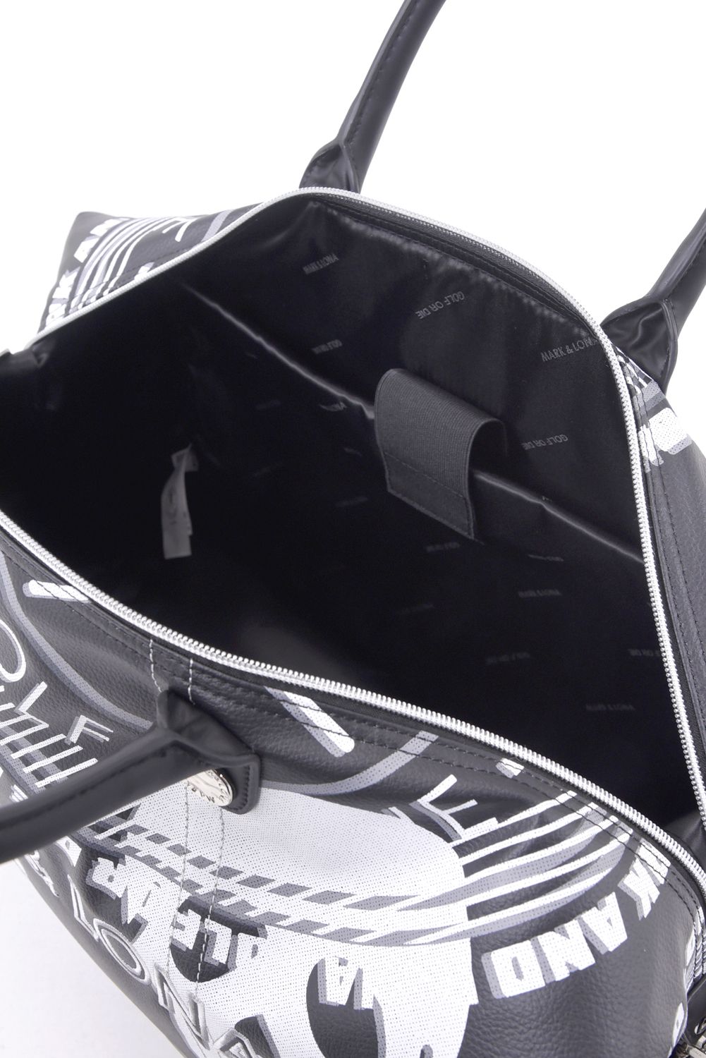 【26SS】 ATLAS CONVERTIBLE BOSTON BAG / アイアンスカル シンセティックレザー 2WAYボストンバッグ (ブラック)