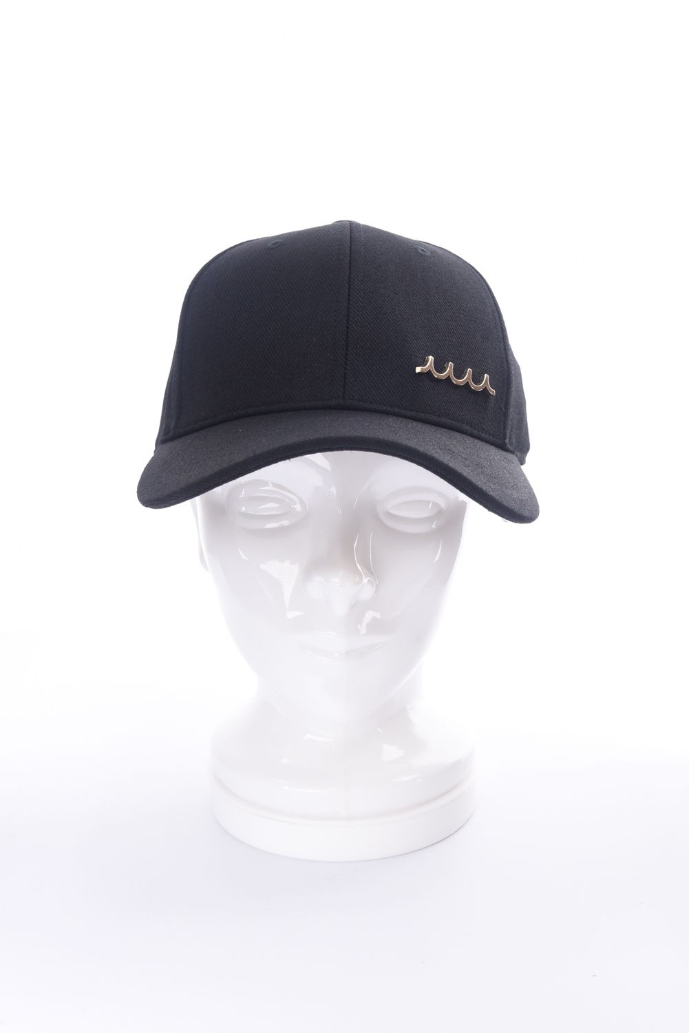 WAVE PLATE CAP / ロゴ プレート キャップ (ブラック)