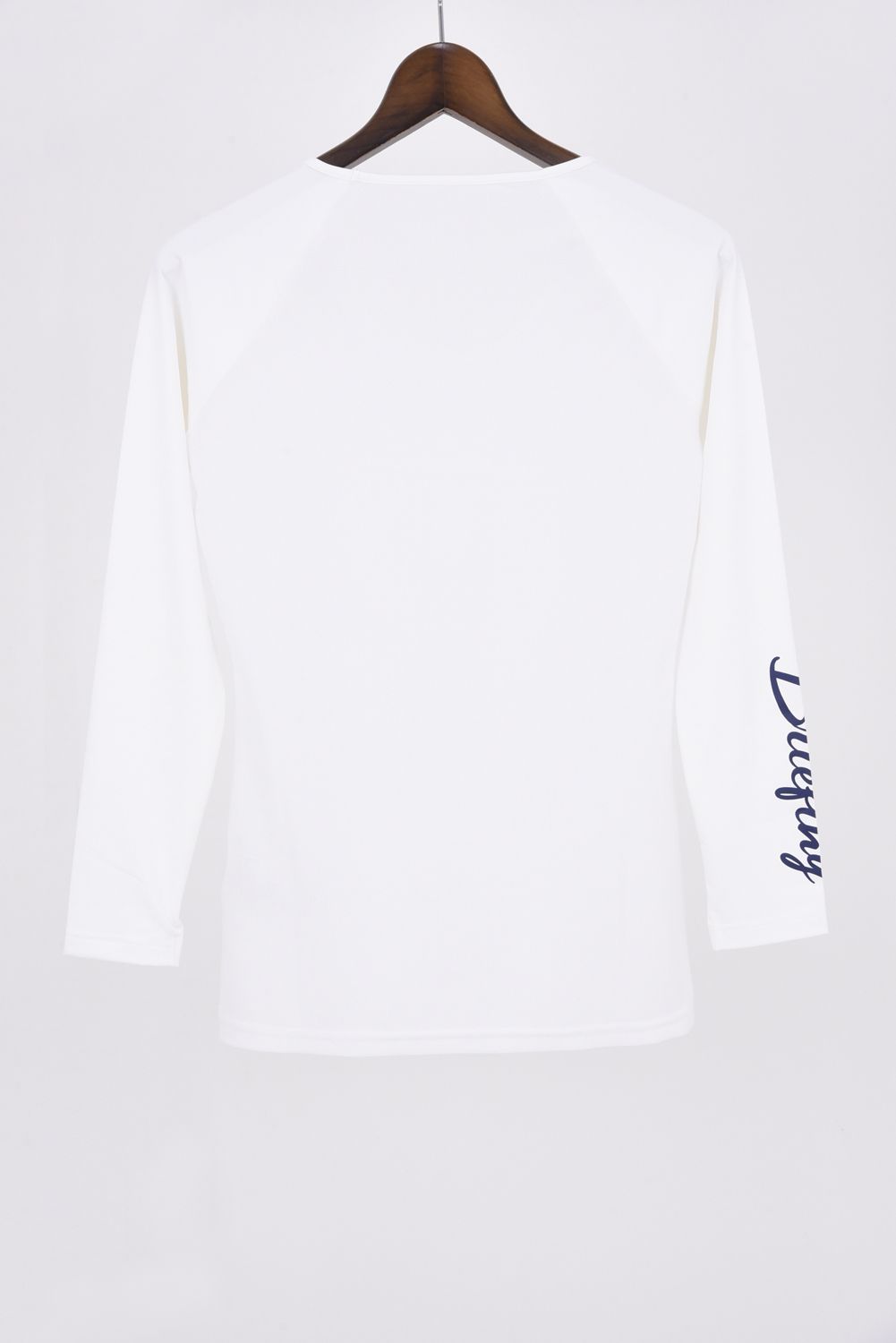 【レディース】 WOMNENS UNDER SHIRT / ブランドロゴ Uネック ストレッチ アンダーシャツ (ホワイト)