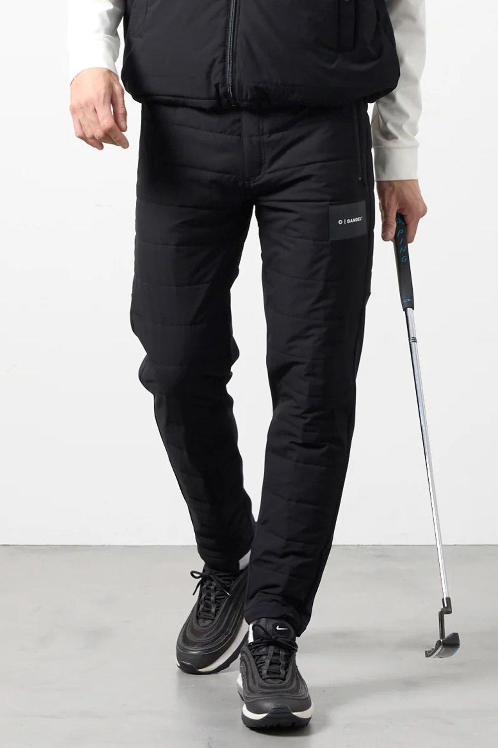 【26AW】 HYBRID PUFFER PANTS / ハイブリッド パファーパンツ (ブラック)