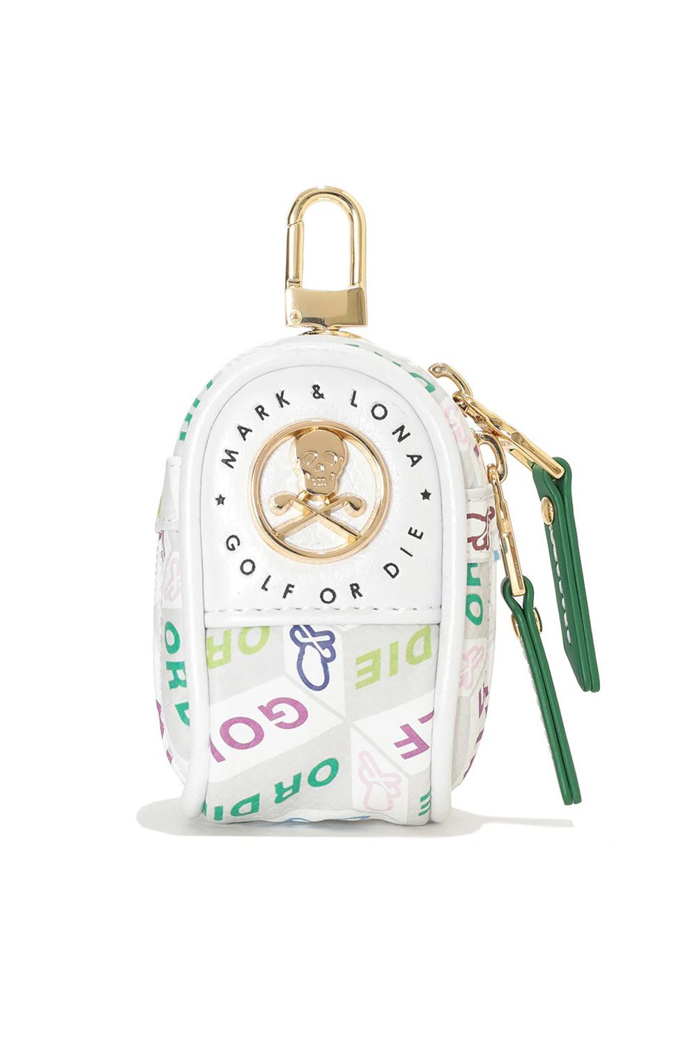 その他 MARK&LONA INDY BALL POUCH MARK&LONA - INDY BALL POUCH / サークルスカル 異素材ミックス