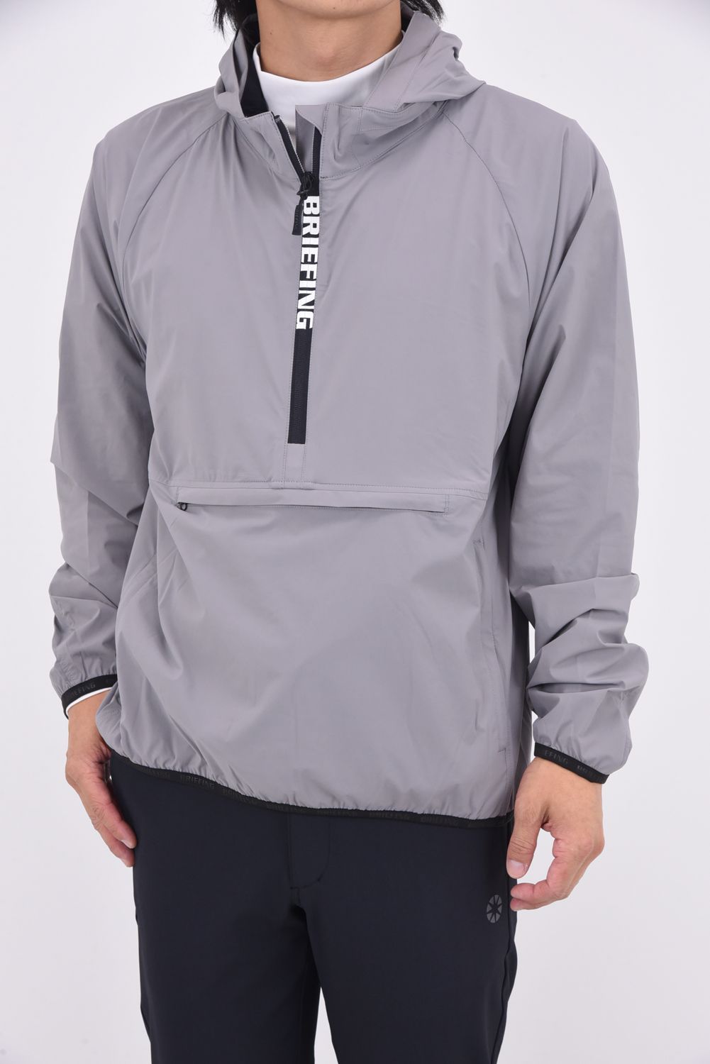 【25AW】 POCKETABLE WIND ANORAK / ポケッタブル アノラックライトパーカー (グレー)
