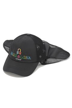 【26SS】 CHOROMA ICON SUN SHIELD CAP / マルチカラー刺繍 サンシールド付き メッシュキャップ (ブラック)