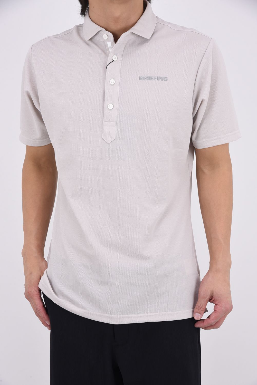 【26SS】 MEN'S LINEN-T WC SHIRT / リネンタッチ ワイドカラーポロシャツ (ベージュ)