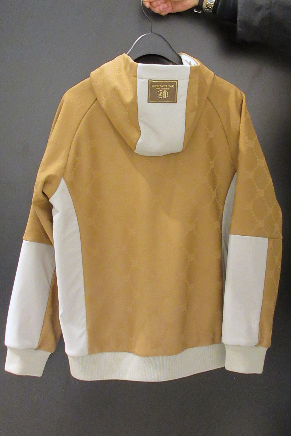 【26AW】 SY JQ BONDING WARM HOOD JK / ボンディング ジップアップ パーカー (ブラウン) (11月上旬入荷予定）