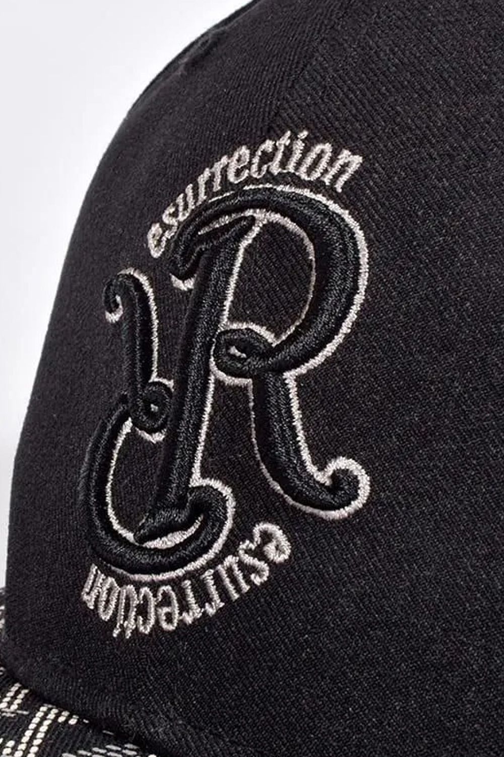 【26AW】GM BRIM CAP LANATEC / RRロゴ刺繍 オリジナルテキスタイル ブリムキャップ(フラット） (ブラック)