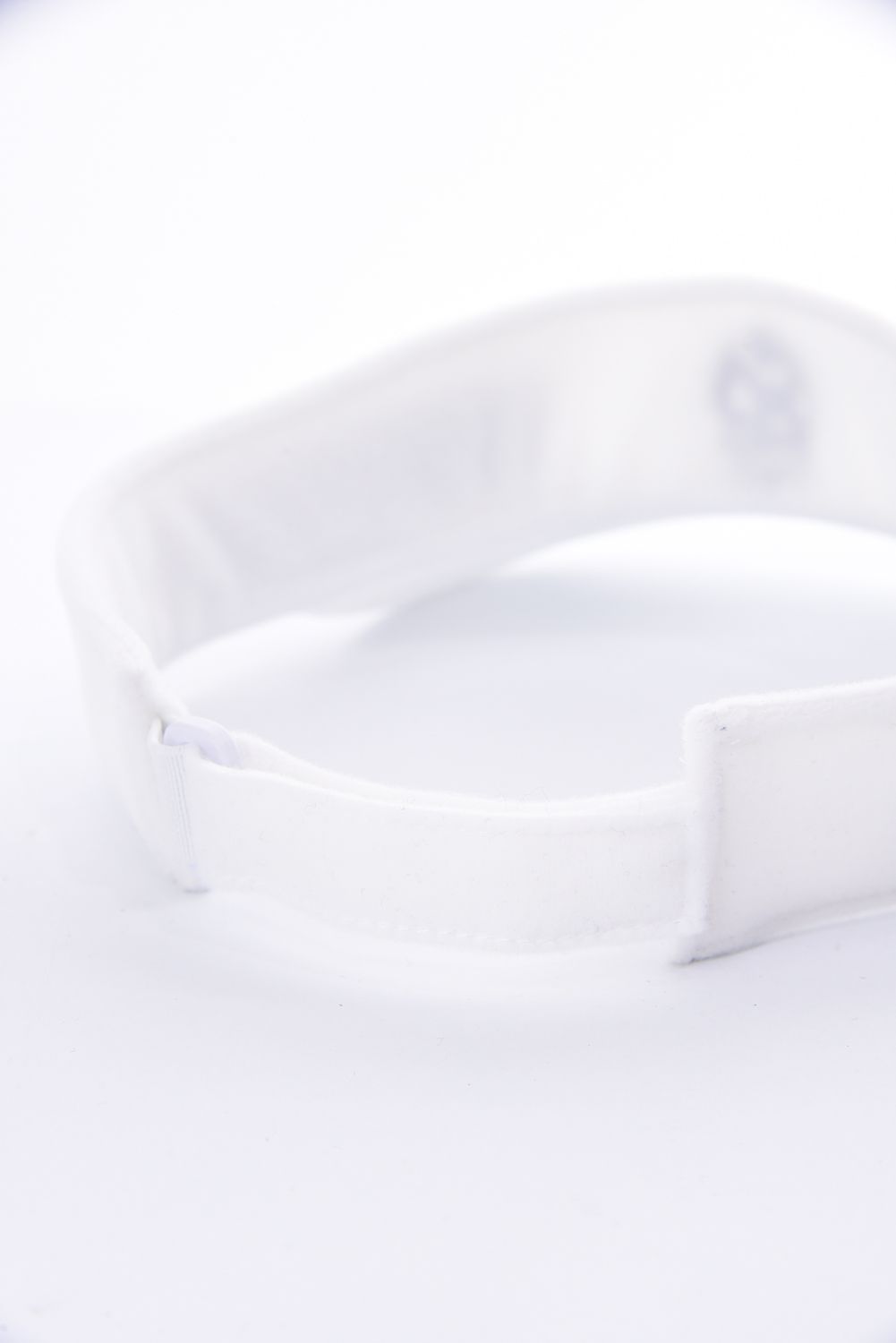 VELCRO VISOR / ブランドロゴ 刺繍 サンバイザー (ホワイト)