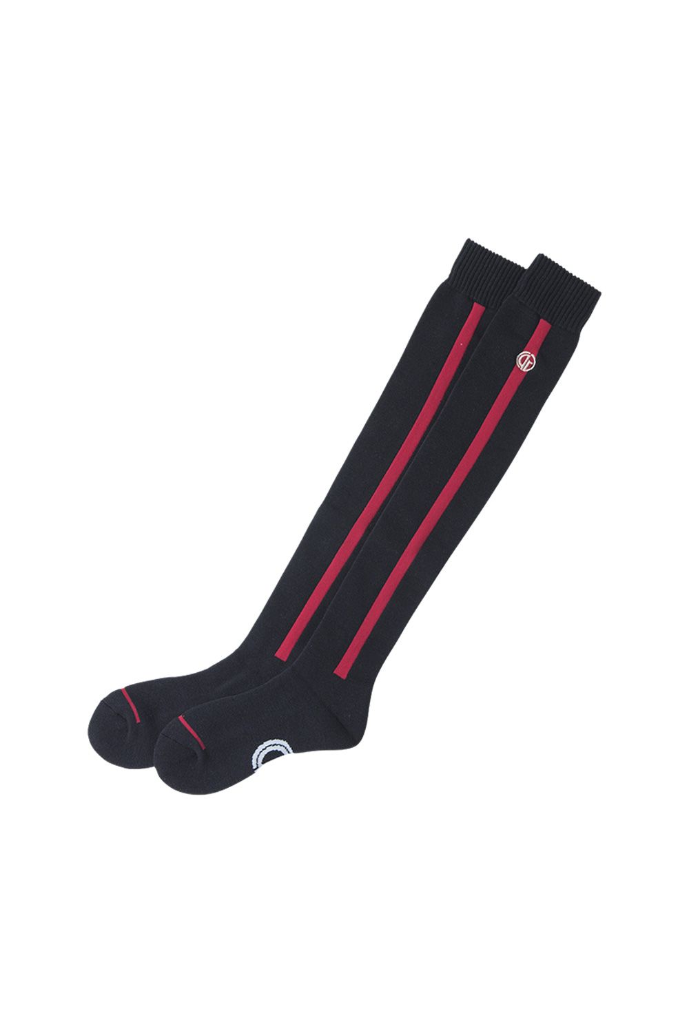 CPG GOLF - 【レディース】 KNEE-HIGH SOCKS WITH LAME EMBROIDERY