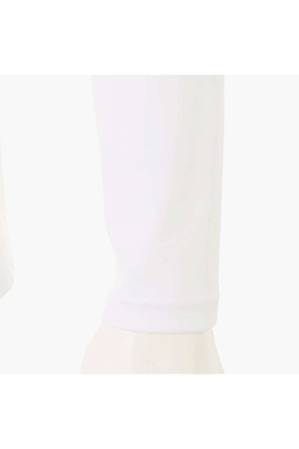 【26AW】 MEN’S TOUR LS HIGHNECK / ベーシック ブランドロゴ 長袖モックネックTシャツ (ホワイト)