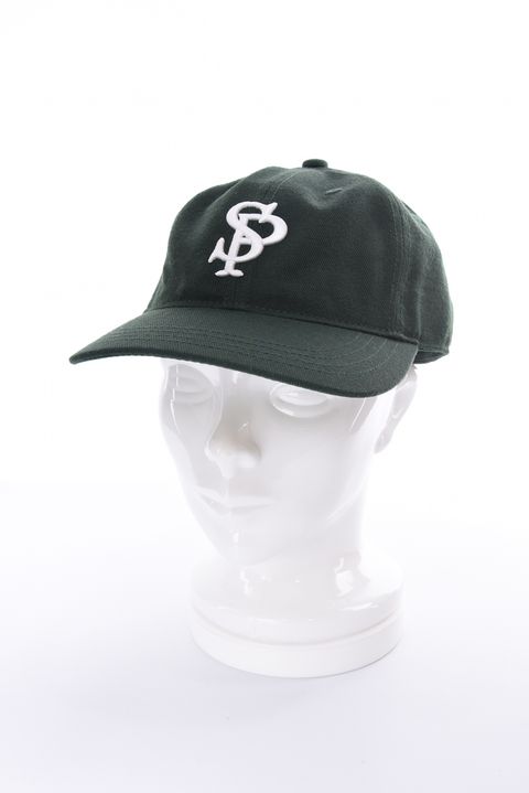 【26AW】 Club Cap / 3Dロゴ刺繍 レザーベルト キャップ (フォレスト)