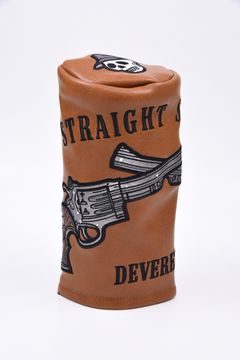 【26AW】 STRAIGHT SHOOTER BALLEL FAIRWAY COVER / ピストルモチーフ バレル型 フェアウェイウッドカバー (ブラウン)