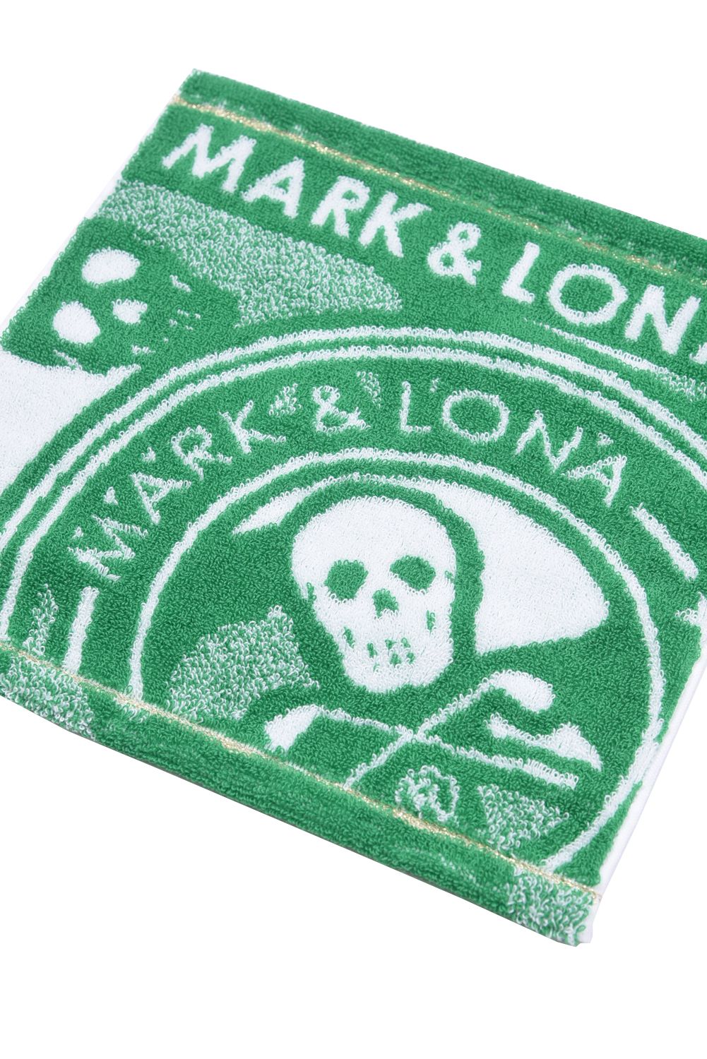 【プレゼント好適品】 HAND TOWEL(SMALL) / スカルカモフラージュ柄 今治 ハンドタオル (グリーン)