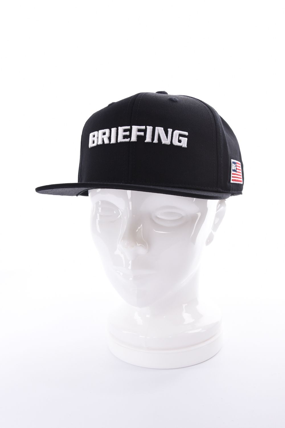 【26AW】 MEN’S BASIC FLAT VISOR CAP / ベーシック ブランドロゴ フラットキャップ (ブラック)