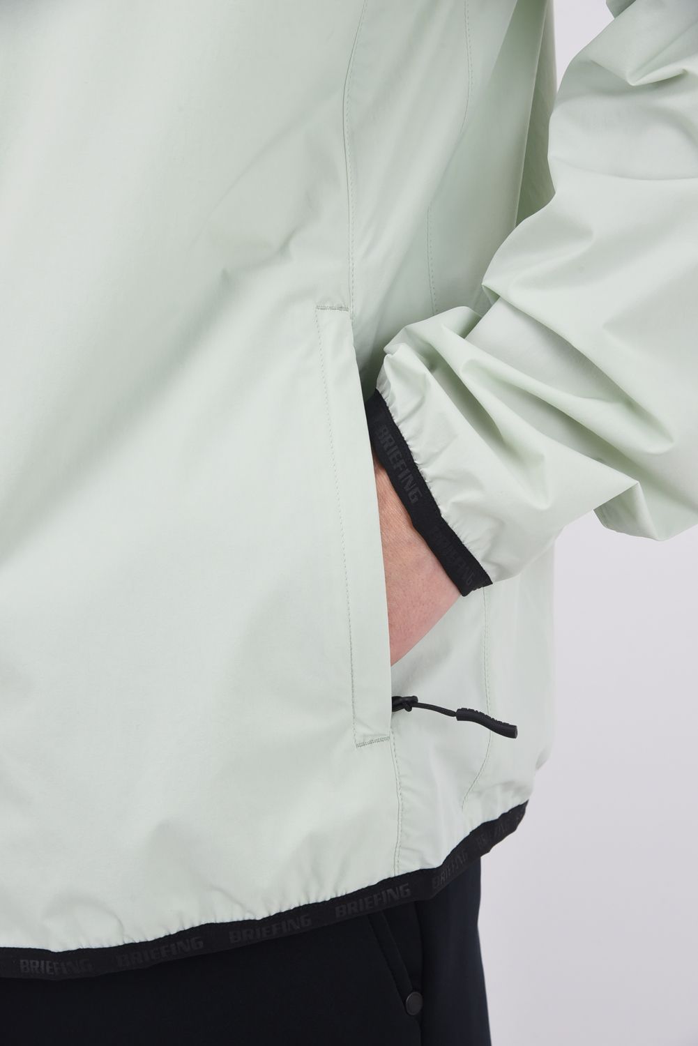 【26SS】 MEN'S POCKETABLE WIND PARKA / 4WAYストレッチタフタ ポケッタブル ライトパーカー (セージグリーン)