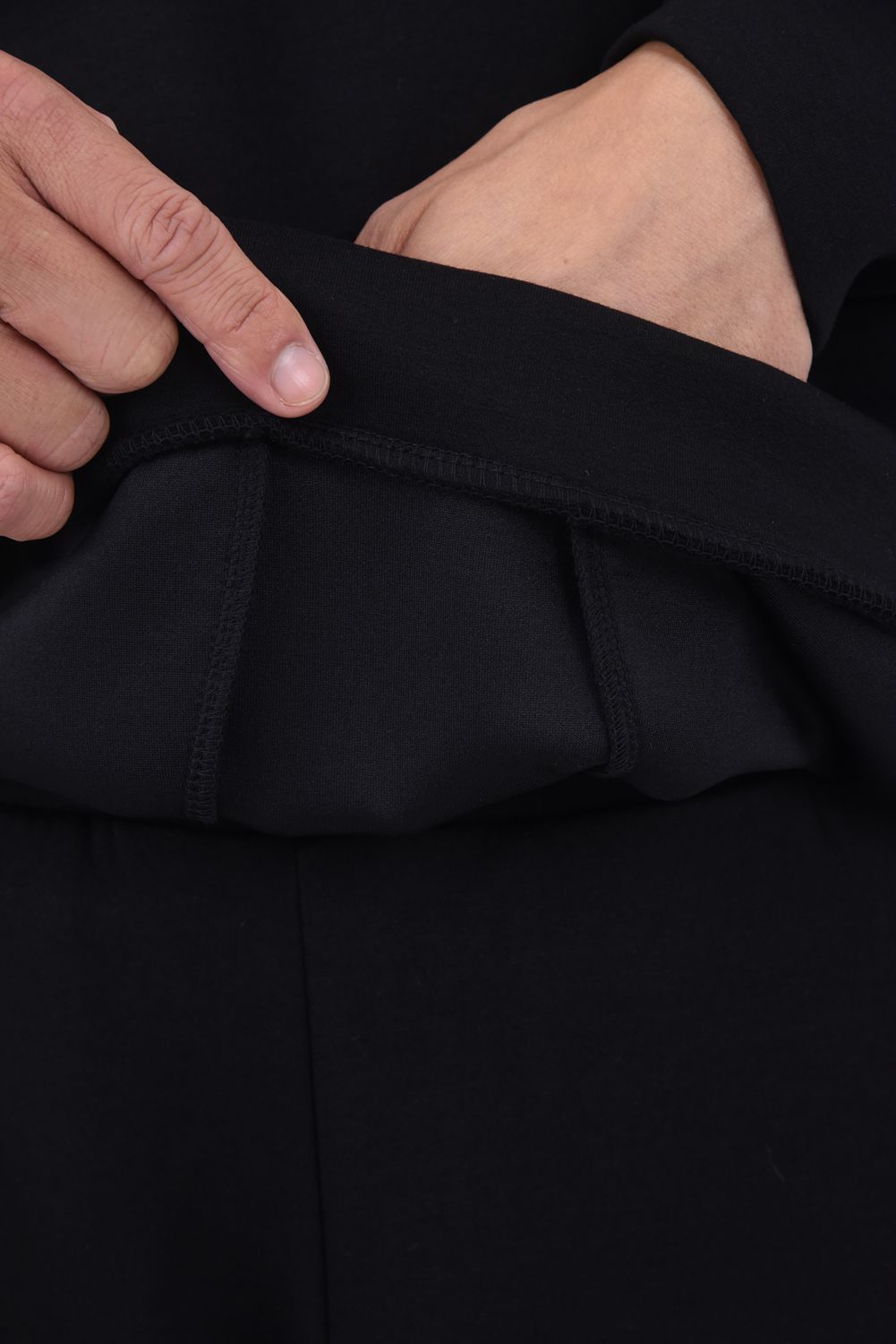 【25AW】 CARDBOARD MATERIAL HOODIE / ダンボール素材 フーディ (ブラック)