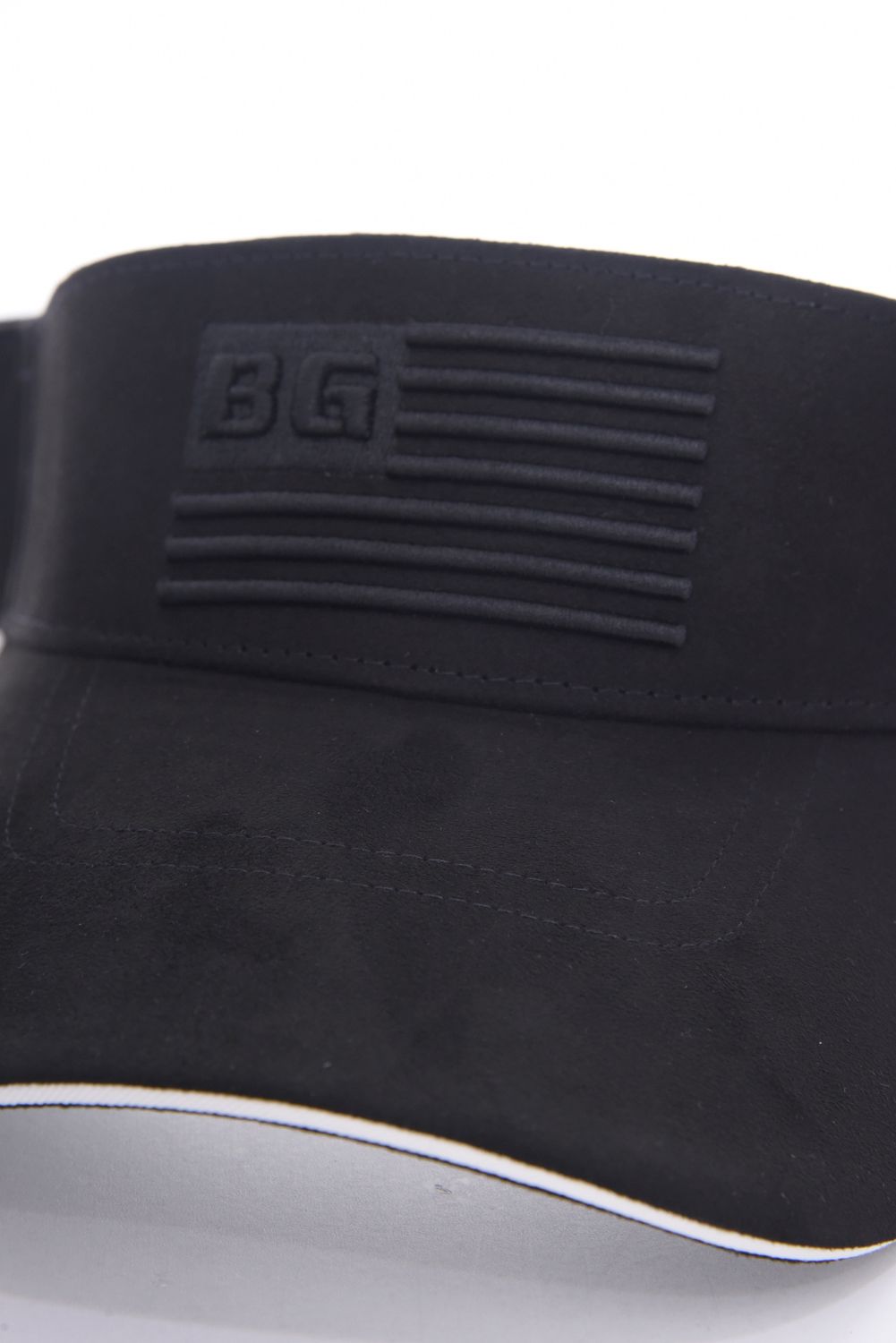 SUEDE VISOR / スウェード生地 サンバイザー (ブラック)